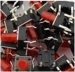 輕觸開關按鍵微動開關小按鈕摁鈕4腳四腳直插立式小型小形12*12~浪漫小屋 歷史價格詳細信息