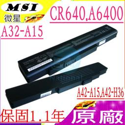 微星電池(原廠最高規)-MSI電池 CR640，A6400，A32-A15，A42-A15，P6631,P6815 歷史價格詳細信息