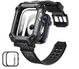 Apple Watch 44/45mm 碳纖維精緻商務保護殼錶帶 適用於iWatch 歷史價格詳細信息