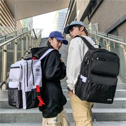 日系chic書包女小眾簡約少女初中大學生帆布大容量電腦雙肩揹包萌 歷史價格詳細信息