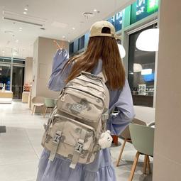 韓版初中生高中生中學生書包雙肩包女森系高顏值可愛女生電腦背包 歷史價格詳細信息