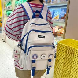 書包男大容量後背包 日韓ins潮牌女休閒 塗鴉背包 後背包 後背包 雙肩書包 防潑水 素面 多層 大容量 學生背包 書包-麥德好服裝包包 歷史價格詳細信息