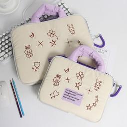 筆電包 手提筆電包 平板內袋 13/14/15.4寸平板電腦保護包 防震緩衝電腦包 卡其色 簡約日系電腦包 歷史價格詳細信息