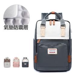 書包男女中學生高中大學生帆布雙肩包港風純色簡約大容量休閑背包 歷史價格詳細信息