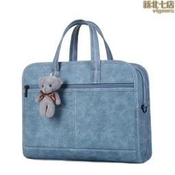 手提電腦包14寸女生單肩斜挎筆記本公文包適用蘋果MacBook華為15.6X聯想小新Pro13.3華碩戴爾16in 歷史價格詳細信息