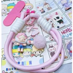 泡泡瑪特手機鏈萌粒重珠子diy手繪珠掛件手機掛飾 歷史價格詳細信息