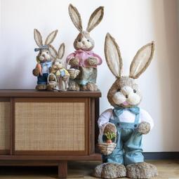 兔子裝飾擺件大型落地燈卡通客廳電視櫃家居飾品搬家禮物喬遷新居 歷史價格詳細信息