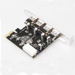 4口PCI-E轉3.0USB擴充卡電腦四個HUB集線器桌機4PIN供電線 歷史價格詳細信息