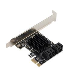 sata3.0擴展卡4口6g pci-e轉sata3.0轉接卡ssd固態ipfs擴展卡 歷史價格詳細信息