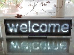 【生活3C】超薄 LED-CR40 紅光8字廣告燈/電子告示牌/LED字幕機/LED跑馬燈/多國語言 歷史價格詳細信息