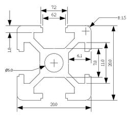【樂昇 x 鎮安】@0.72_歐標 OpenBuilds 2080 V-Slot 鋁型材 鋁擠型 免費切割 歷史價格詳細信息