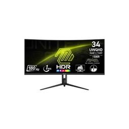 【MSI 微星】MAG342CQR E2 34型 VA 2K 180Hz 電競曲面螢幕(21:9/UWQHD/1ms/HDR/1500R) 歷史價格詳細信息