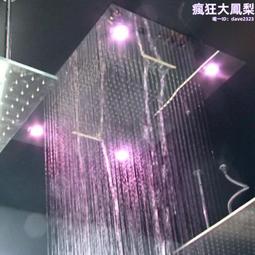 淋浴屏led發光音箱304不鏽鋼淋浴柱雨淋按摩淋浴套裝 歷史價格詳細信息
