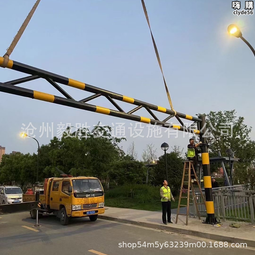 道路公路龍門架升降移動限高架 高速公路ETC龍門架道路限寬限行杆 歷史價格詳細信息
