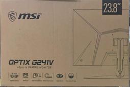 MSI Optix G2412V 24型 IPS電競螢幕  OPTIXG2412V 【全國電子】 歷史價格詳細信息