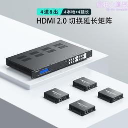 hdmi矩陣8進8出ip網絡app切換器4K高清混合視頻分配4分屏16 歷史價格詳細信息