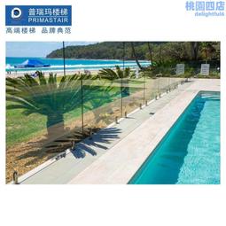 玻璃護欄新款 別墅樓房陽臺庭院護欄 鋁合金玻璃護欄設計 歷史價格詳細信息