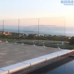 玻璃護欄新款 別墅樓房陽臺庭院護欄 鋁合金玻璃護欄設計 歷史價格詳細信息