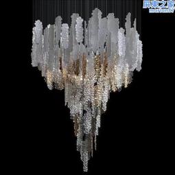 簡約工程別墅客廳鋁鏈燈剪影船型創意餐廳酒店會所鋁鏈條吊燈 歷史價格詳細信息