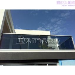鋁合金槽無框玻璃陽臺護欄 玻璃欄杆鋁合金U型槽 不鏽鋼卡槽扶手 歷史價格詳細信息