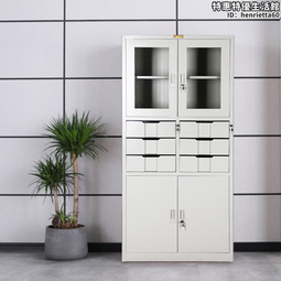 文件櫃帶鎖儲物櫃柜子隔斷茶水資料櫃帶辦公室木質印表機收 歷史價格詳細信息