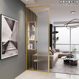 不鏽鋼屏風背景牆隔斷簡約新中式庭院酒店售樓部輕廳玄關 歷史價格詳細信息