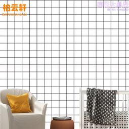 自粘格柵板電視背景墻裝飾護墻板防潮木紋防水立體保護貼場景臥室 歷史價格詳細信息
