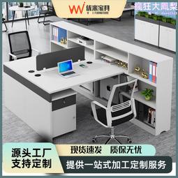 辦公桌職員4人位桌椅組合簡約現代2/6人位屏風工位財務桌辦公家具~告白氣球【大件請下標宅配或者郵局】 歷史價格詳細信息
