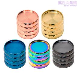 grinder四層閃電開窗63mm收腰鋁合金菸草磨煙器研磨器 歷史價格詳細信息