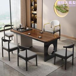 陽臺茶桌椅組合實木茶桌家用小茶臺小型泡茶桌簡約簡易小茶桌 歷史價格詳細信息