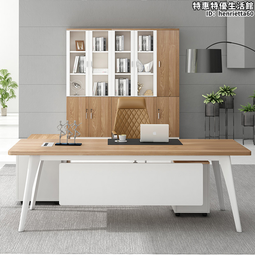 簡約辦公室單人大班臺 寫字樓商用4-6人職員桌大型文件櫃 歷史價格詳細信息