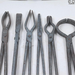 坩堝鉗 鐵鉗 石墨坩堝鉗 長度大約40-45釐米 鐵質 歷史價格詳細信息