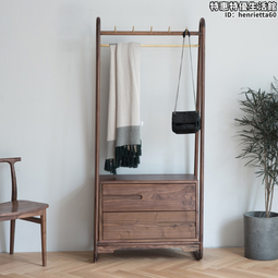 北美黑胡桃靠牆簡約形收納小型儲物柜子家用實木辦公書櫃書架置物 歷史價格詳細信息