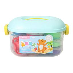 【好康】超輕土小學生專用橡皮泥安全無毒兒童無味幼兒園彩泥24色12色 歷史價格詳細信息