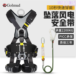 哥爾姆Z-Y速插式風電安全帶GM3648五點式攀巖速降安全繩套裝國標 價格比較,價格查詢,歷史價格詳細信息