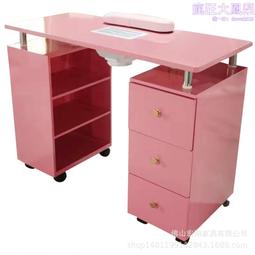 新款美甲桌簡約單人美甲臺指甲油膠收納一體輕奢美甲工作檯 歷史價格詳細信息