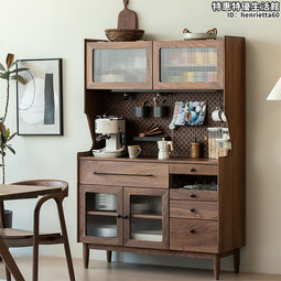 黑胡桃木全實木滿牆書櫃帶卡座拱形玻璃門客廳櫻桃木組合收納書架 歷史價格詳細信息