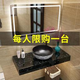 新中式民宿酒店不鏽鋼洗手盆立柱盆立柱式洗臉盆一體落地式洗手池 歷史價格詳細信息