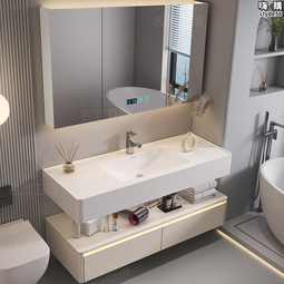 美式浴室櫃輕奢洗手檯櫃復古化妝室橡木洗漱盆櫃一體別墅高檔置地式 歷史價格詳細信息