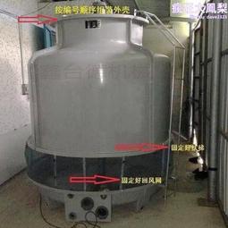玻璃鋼冷卻塔工業散熱冷卻水塔圓形方形逆流式冷卻塔 歷史價格詳細信息