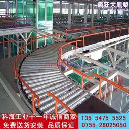 轉彎滾筒輸送機 自動力無動力彎道滾筒流水線 送貨上門安裝培訓 歷史價格詳細信息