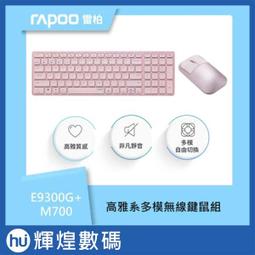 雷柏RAPOO 高雅系多模無線鍵鼠組E9300G+M700(紫) 歷史價格詳細信息