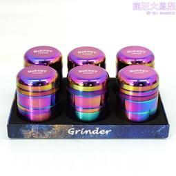 grinder四層閃電開窗63mm收腰鋁合金菸草磨煙器研磨器 歷史價格詳細信息