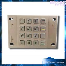 國密認證防水防塵防爆支持按鍵音16鍵金屬加密密碼鍵盤PIN 加密 歷史價格詳細信息