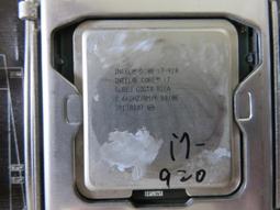 Intel Core i7-920 四核 CPU 2.66G 1366腳位 歷史價格詳細信息