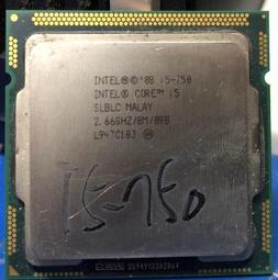 Intel Core i5-750 正式版 2.66G / 8M LGA 1156 4C4T 四核心 P55 H55 歷史價格詳細信息