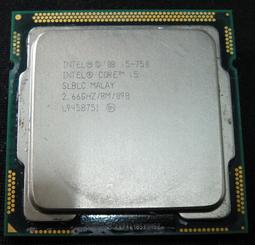 Intel Core i5-750 正式版 2.66G / 8M LGA 1156 4C4T 四核心 P55 H55 歷史價格詳細信息