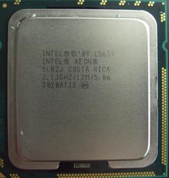 INTEL Xeon L5639 6核12線程  2.13GHz 12M 正式版    含原廠銅底風扇 歷史價格詳細信息