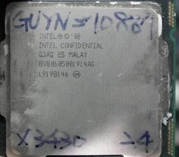 Intel Xeon X3480 3.06G LGA1156 四核八線 歷史價格詳細信息