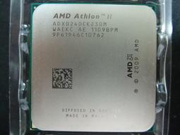 AMD Athlon II X2 245 (ADX2450CK23GQ) CPU AM3腳位加風扇 歷史價格詳細信息